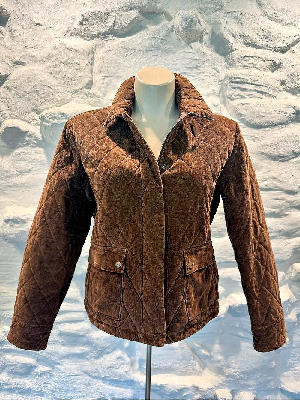 Eddie Bauer Women's Corduroy
Quilted Heritage Jacket Size XL